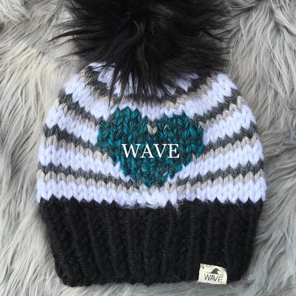 Fluffy pom beanies -custom designed matching - Picture 3 of 8